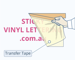 4. REMOVE THE TRANSFER TAPE