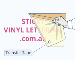 6. REMOVE THE TRANSFER TAPE